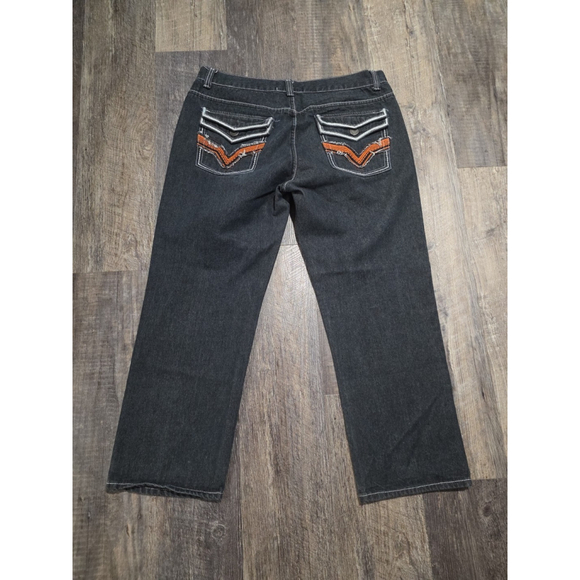 VTG Y2K Jeanetix Premium Jeans Mens Size 38x30 Baggy Hip Hop Skater Grunge - Picture 1 of 8